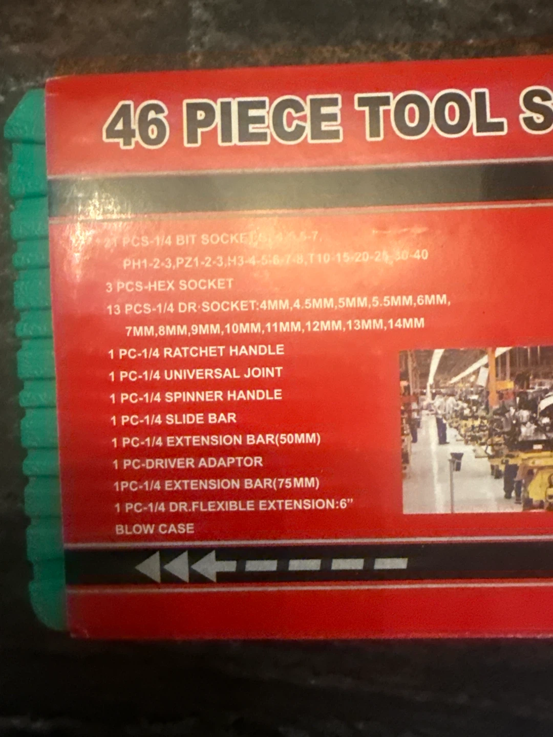 46 Piece Tool Set - For Home & Auto - photo 3