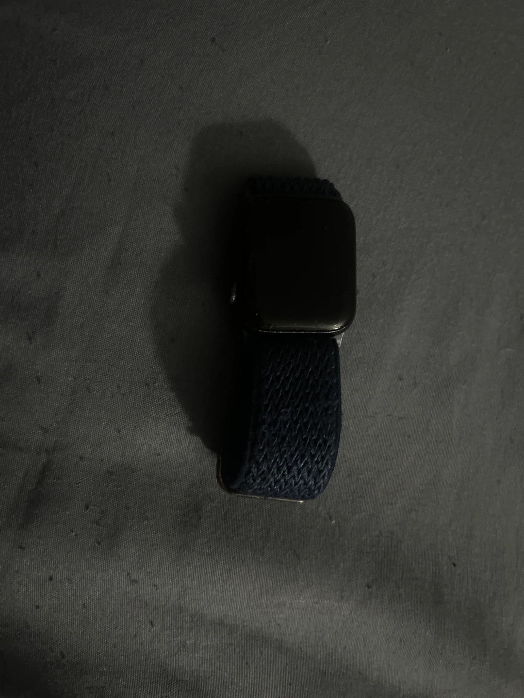 Apple Watch with Blue Band
