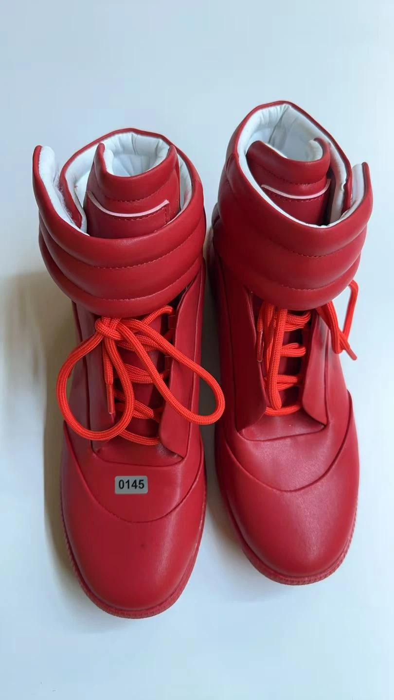 Red High-Top Sneakers