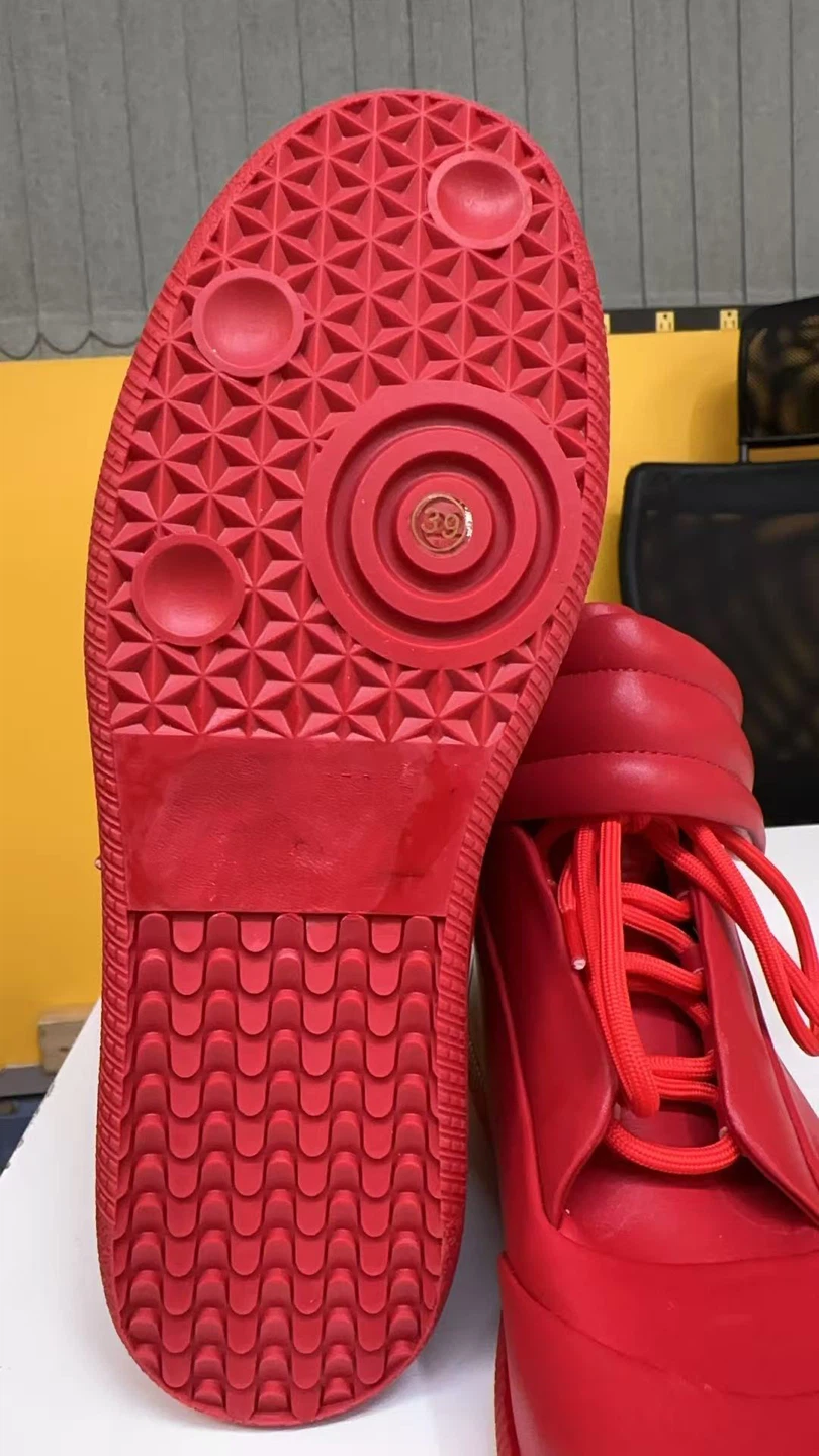 Red High-Top Sneakers - photo 2
