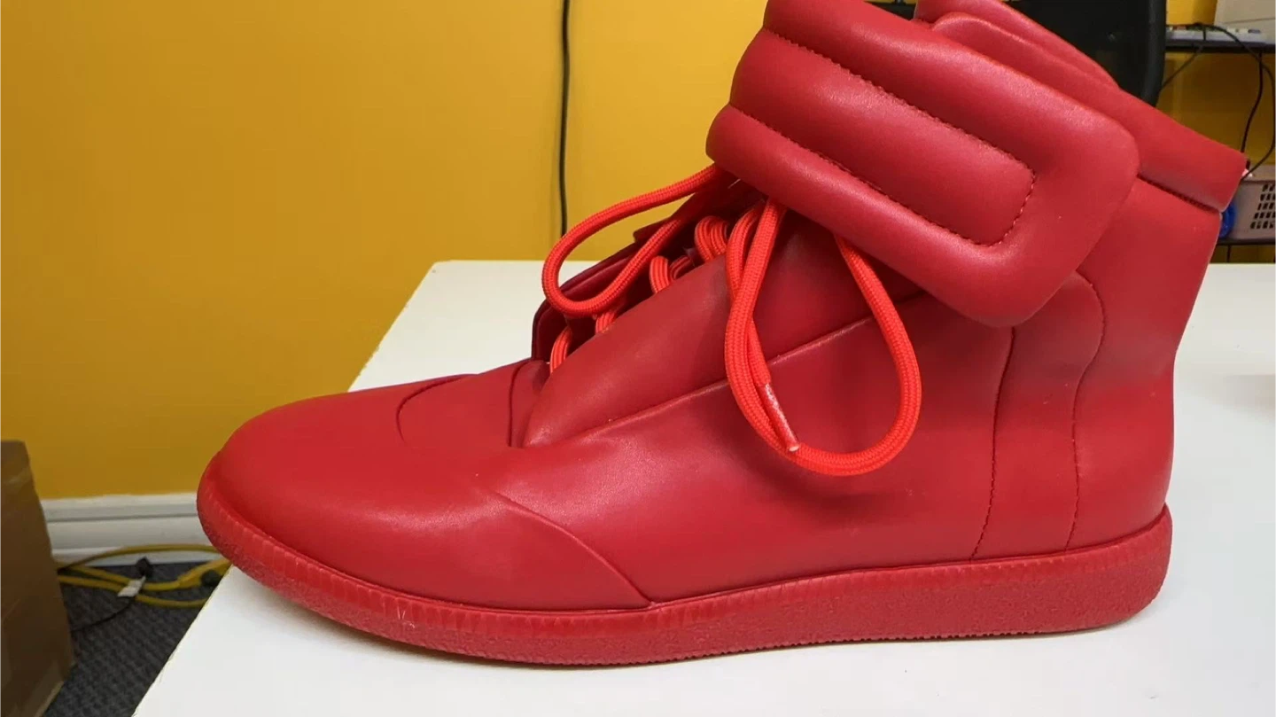 Red High-Top Sneakers - photo 3