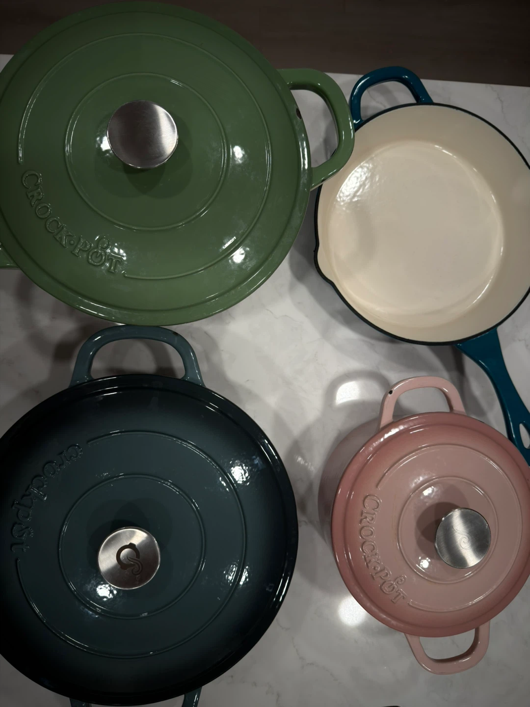 Crock-Pot Enameled Cast Iron Cookware - Set - photo 2