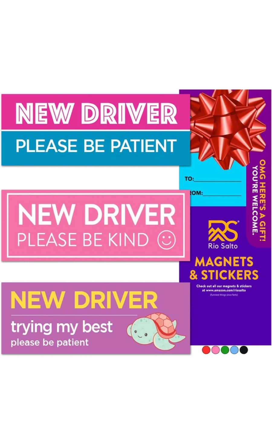 New Rio Salto 'New Driver' Magnets & Stickers - photo 4