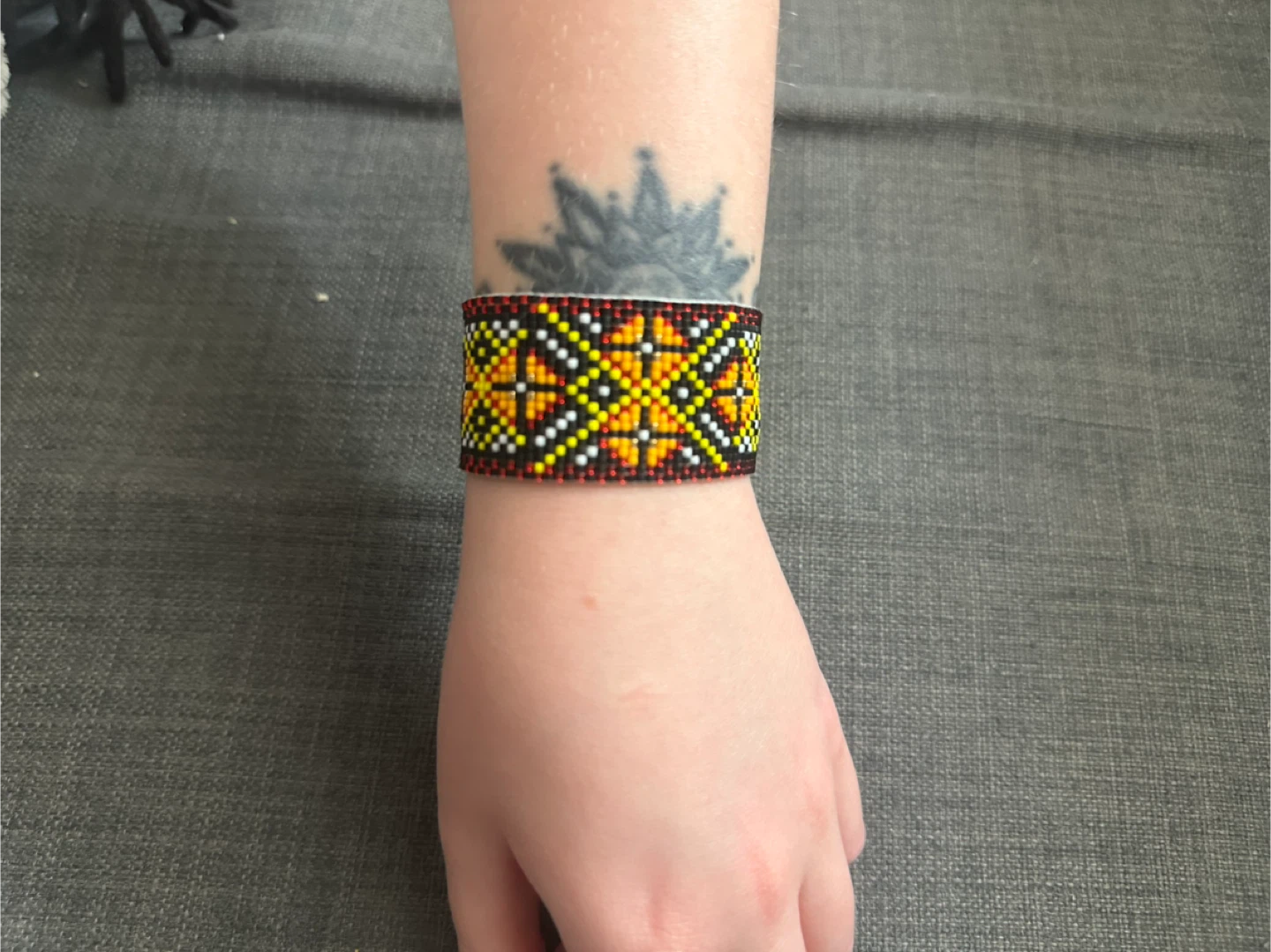 Handmade Beaded Bracelet - photo 2