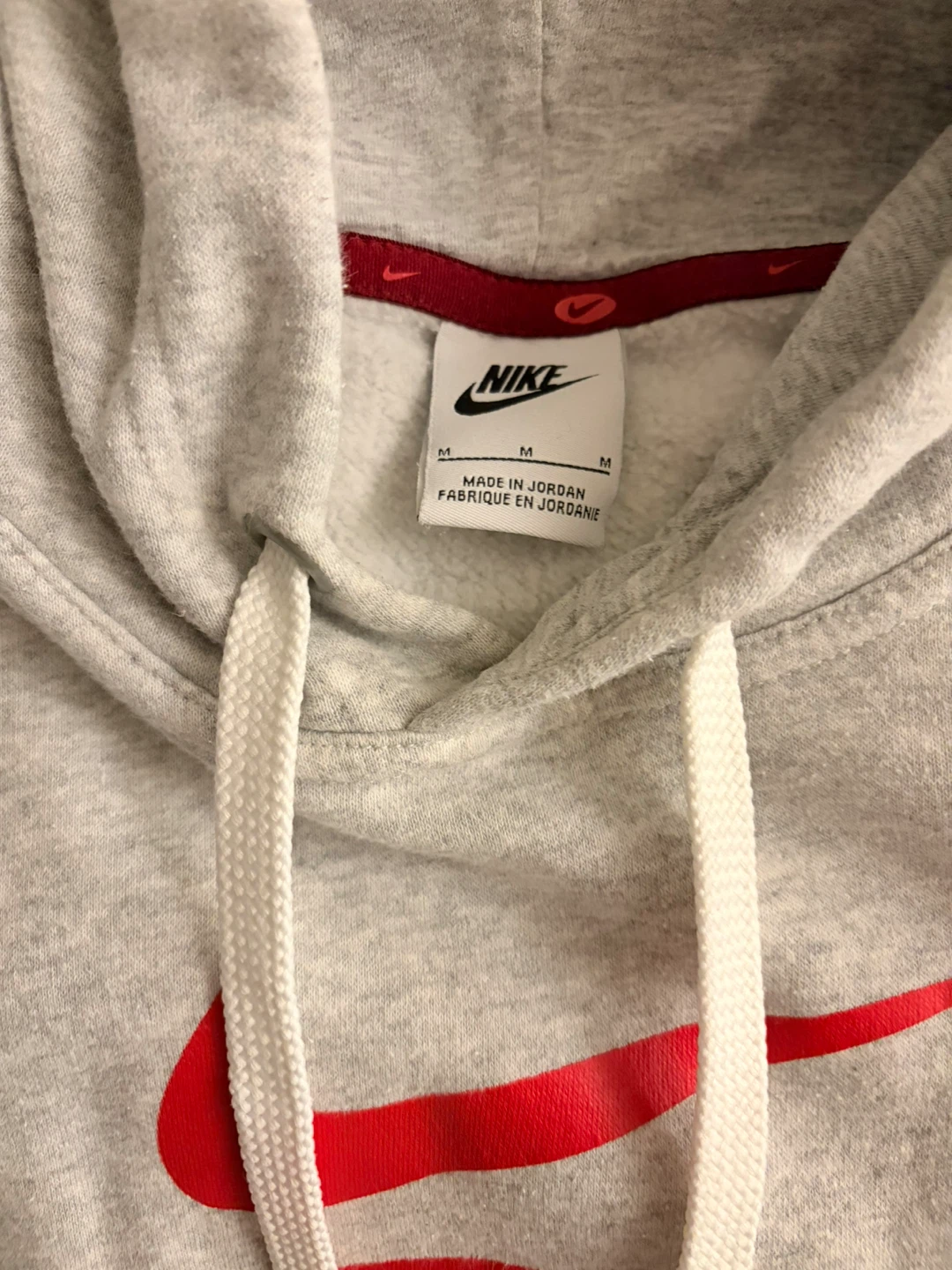 Nike Grey Hoodie - Size Medium - photo 3