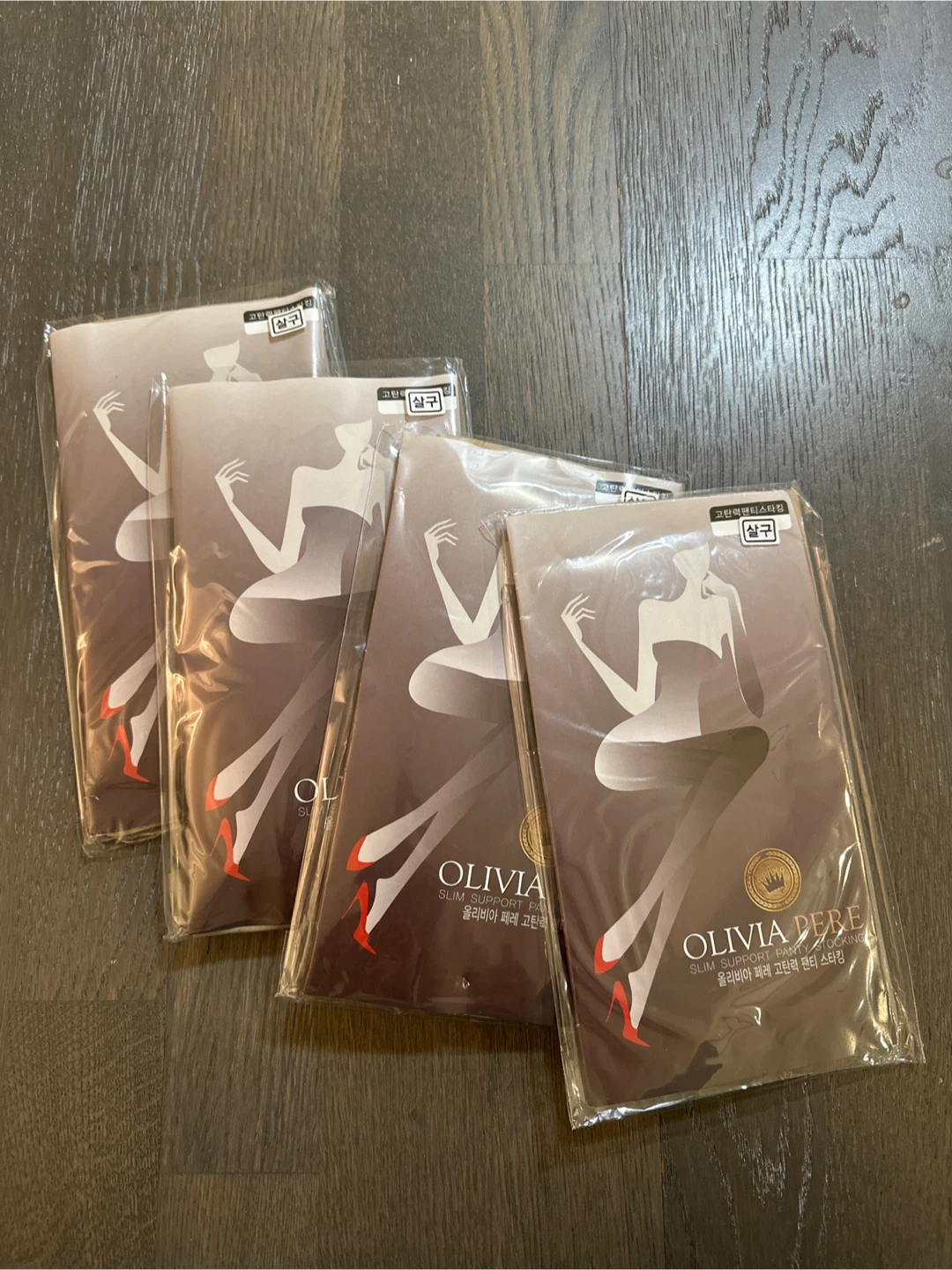 4 Olivia Pere Slim Support Stockings - Free Size
