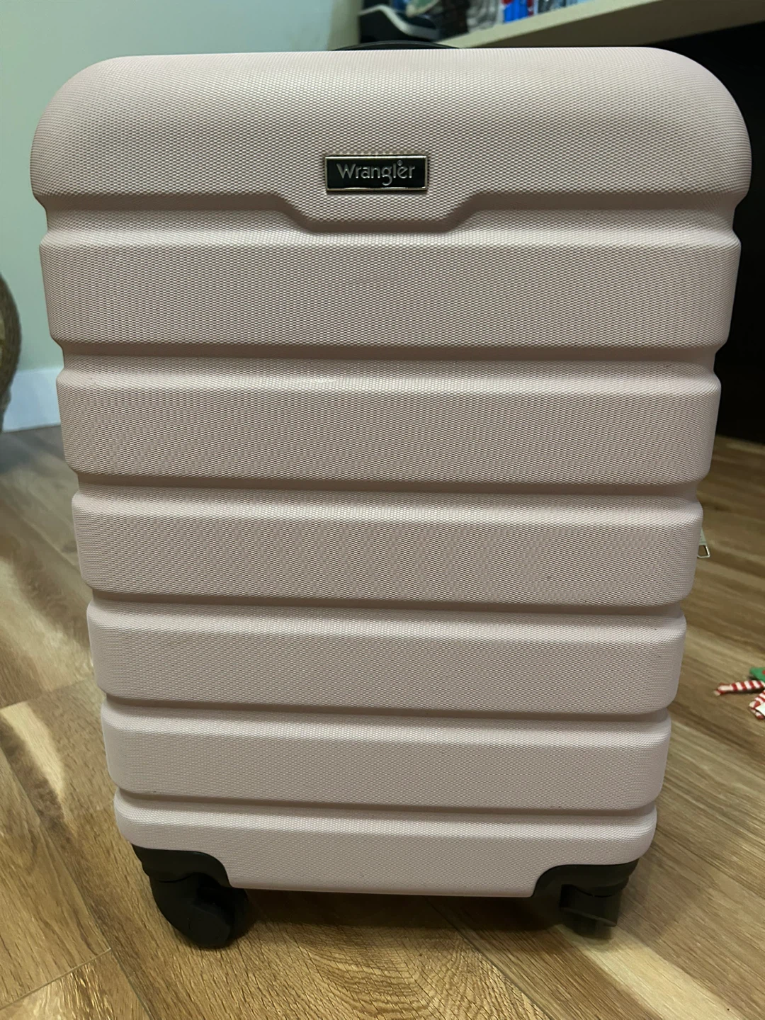 Wrangler Pink Hardside Carry-on Suitcase