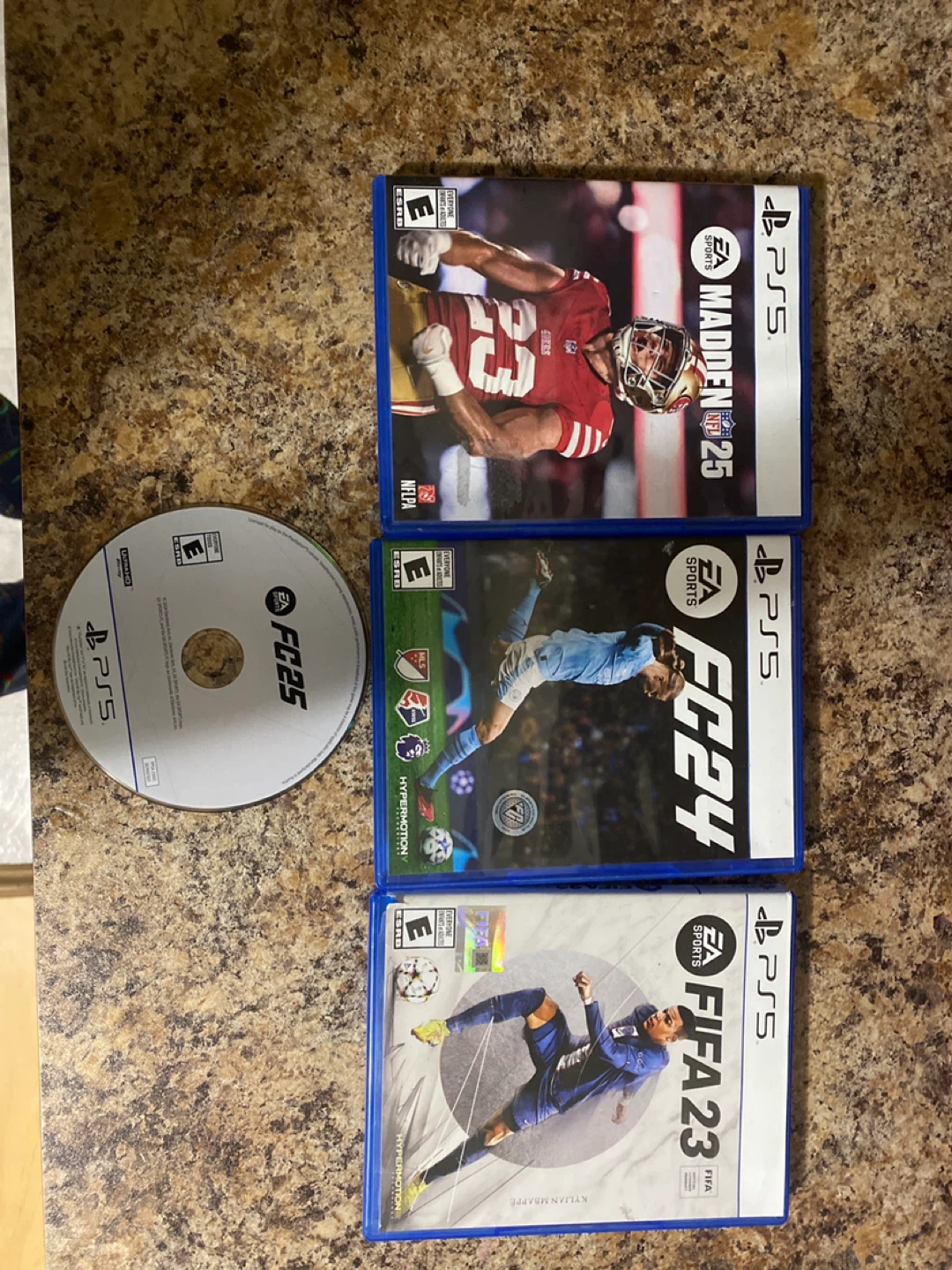 PS5 Games: Madden 25, FC 24, FIFA 23
