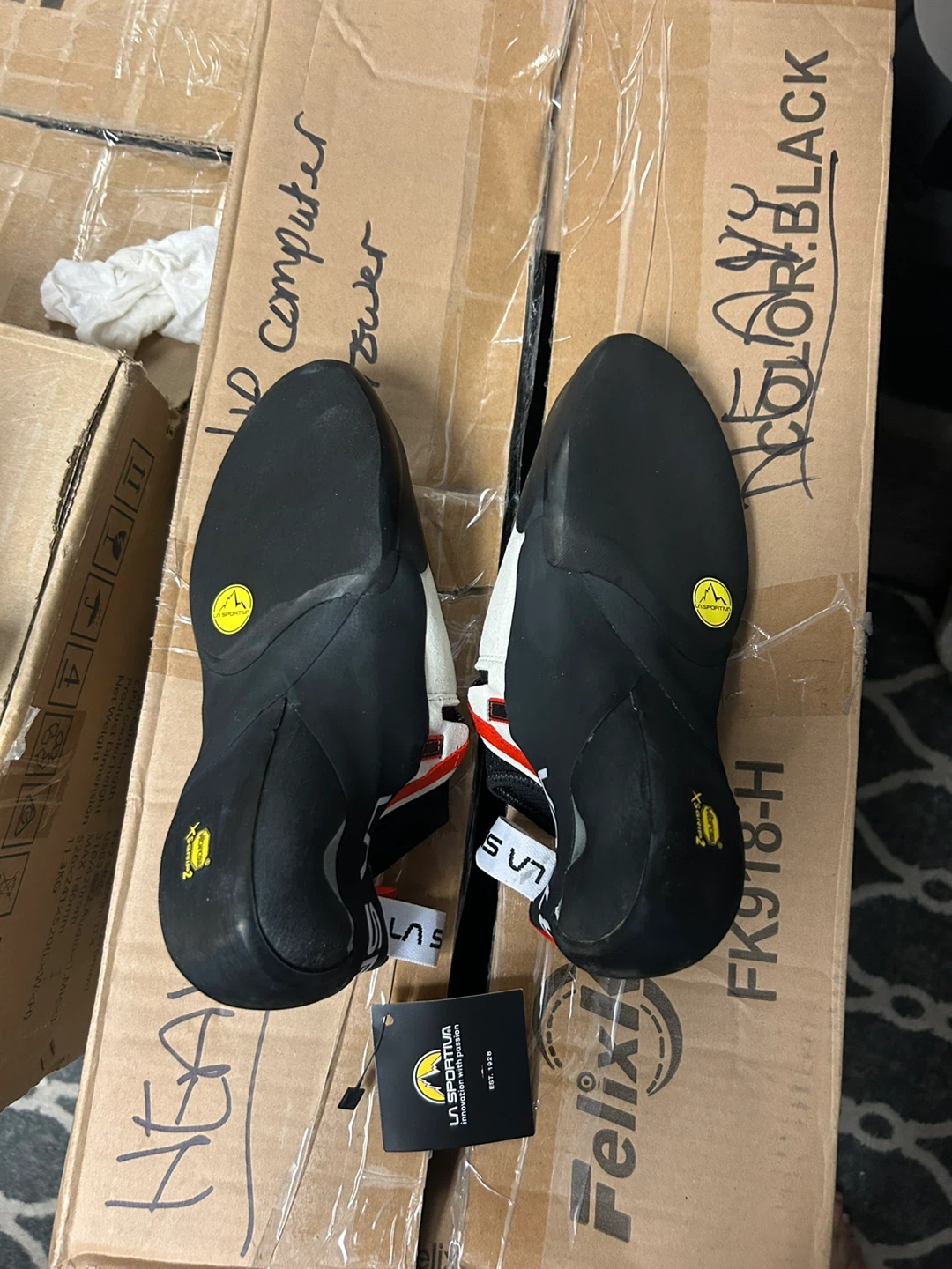 La Sportiva Genius Chalk Climbing Shoes - Size 8.5 - photo 3