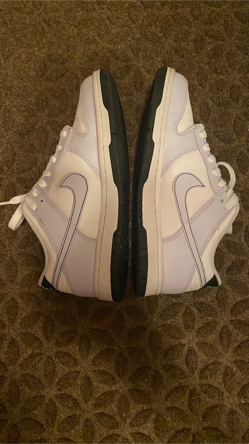 Nike Dunk Low Gray/Green Size 5Y - photo 4