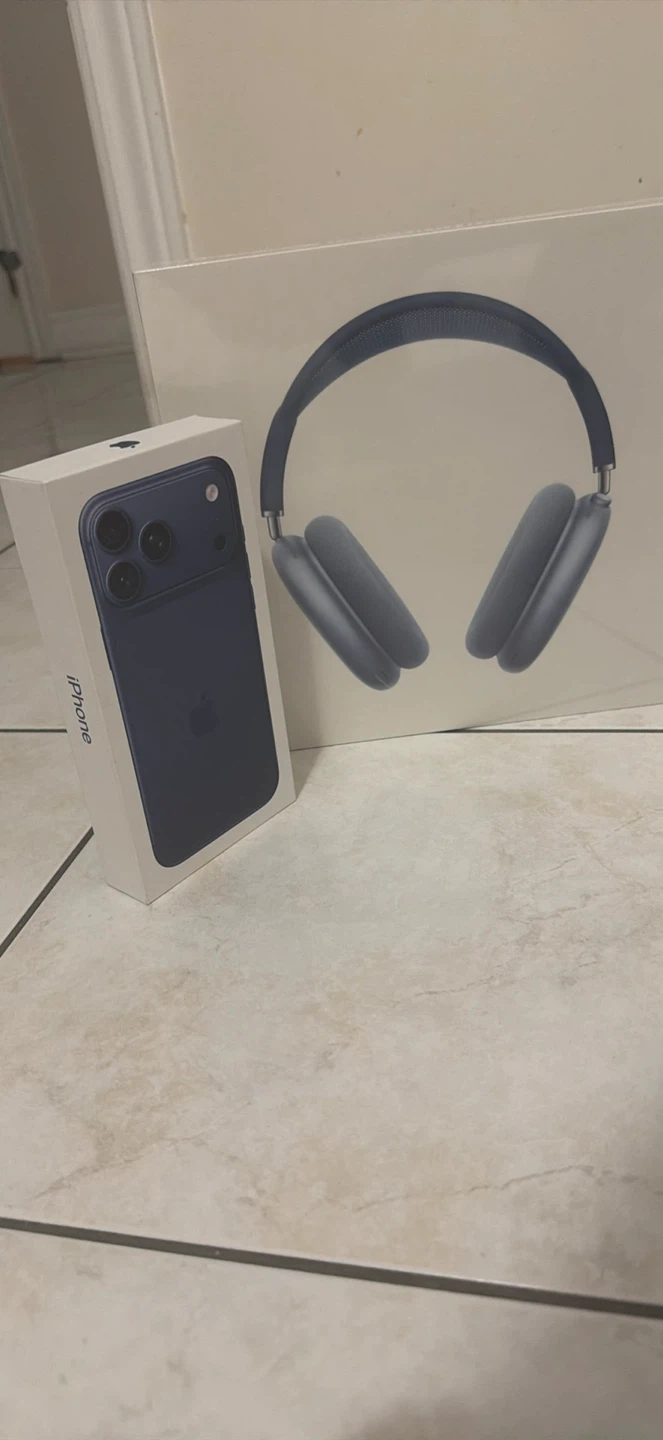 Apple AirPods Max - Blue - with Box - photo 2