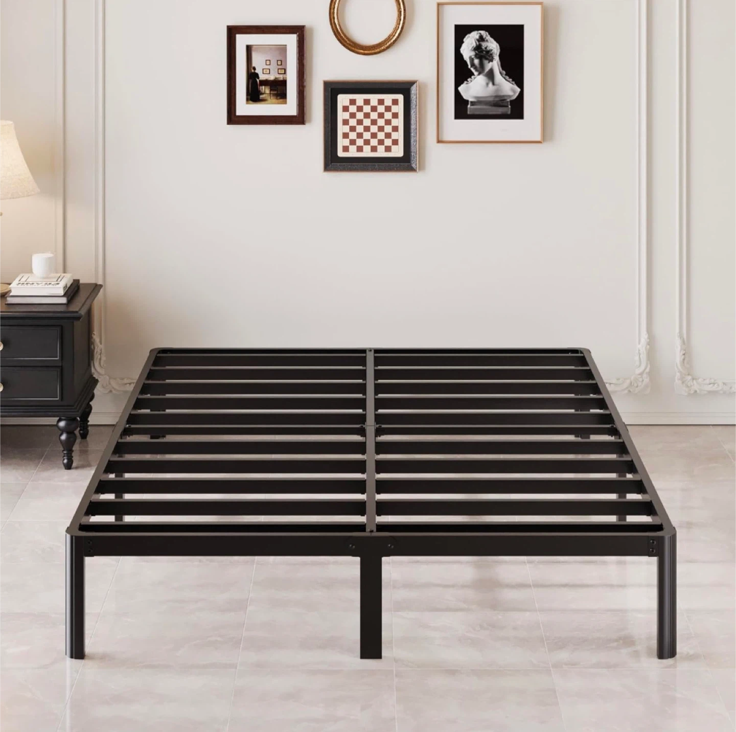 King Size Bed Frame - Sturdy & Noise Free!