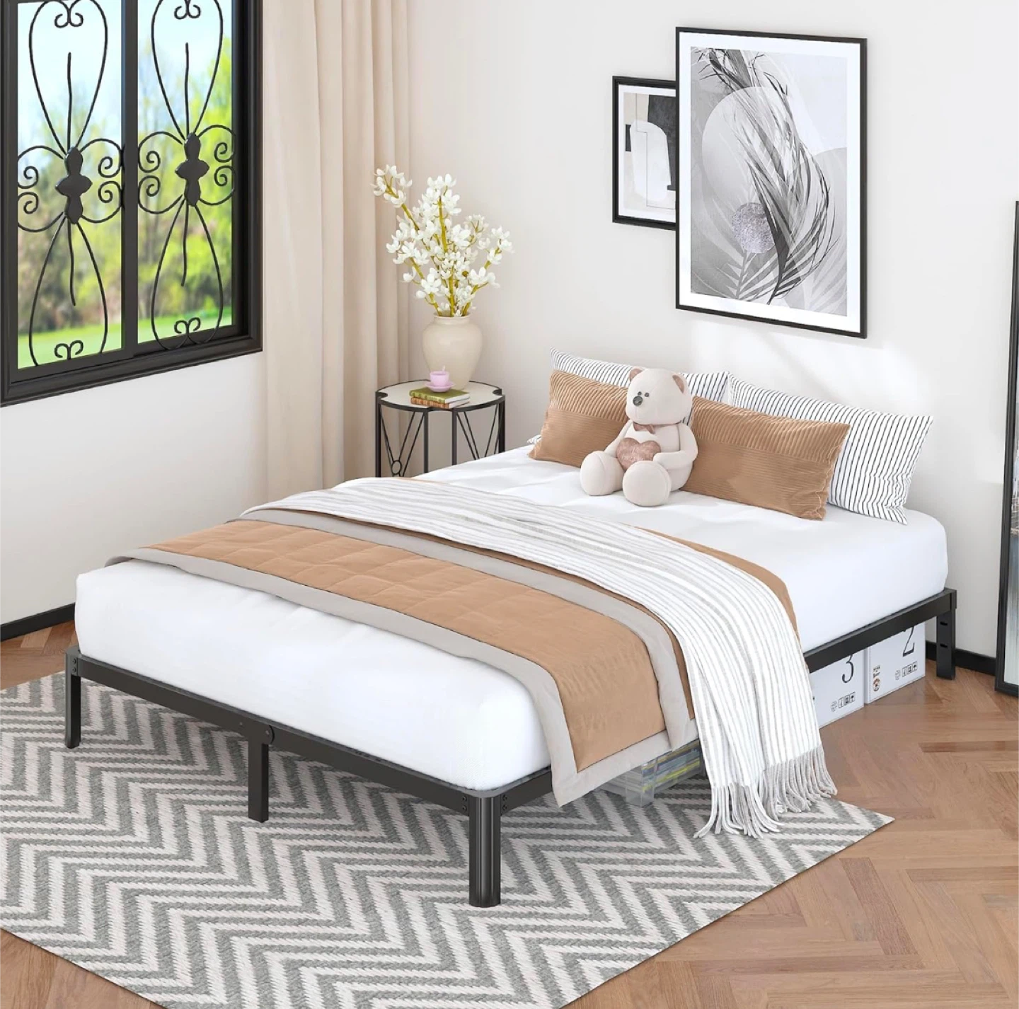 King Size Bed Frame - Sturdy & Noise Free! - photo 3
