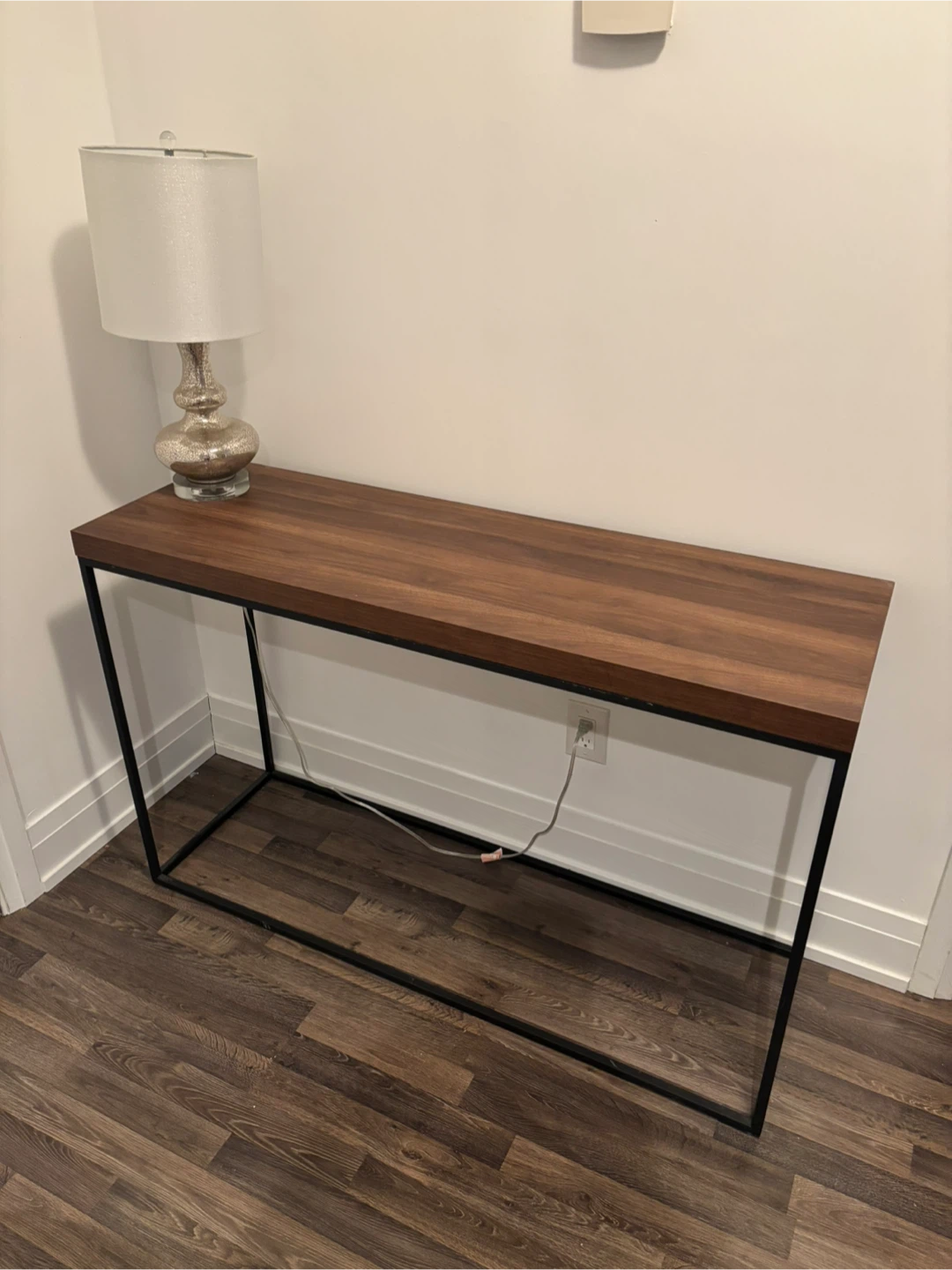 Wood & Metal Console Table - photo 4