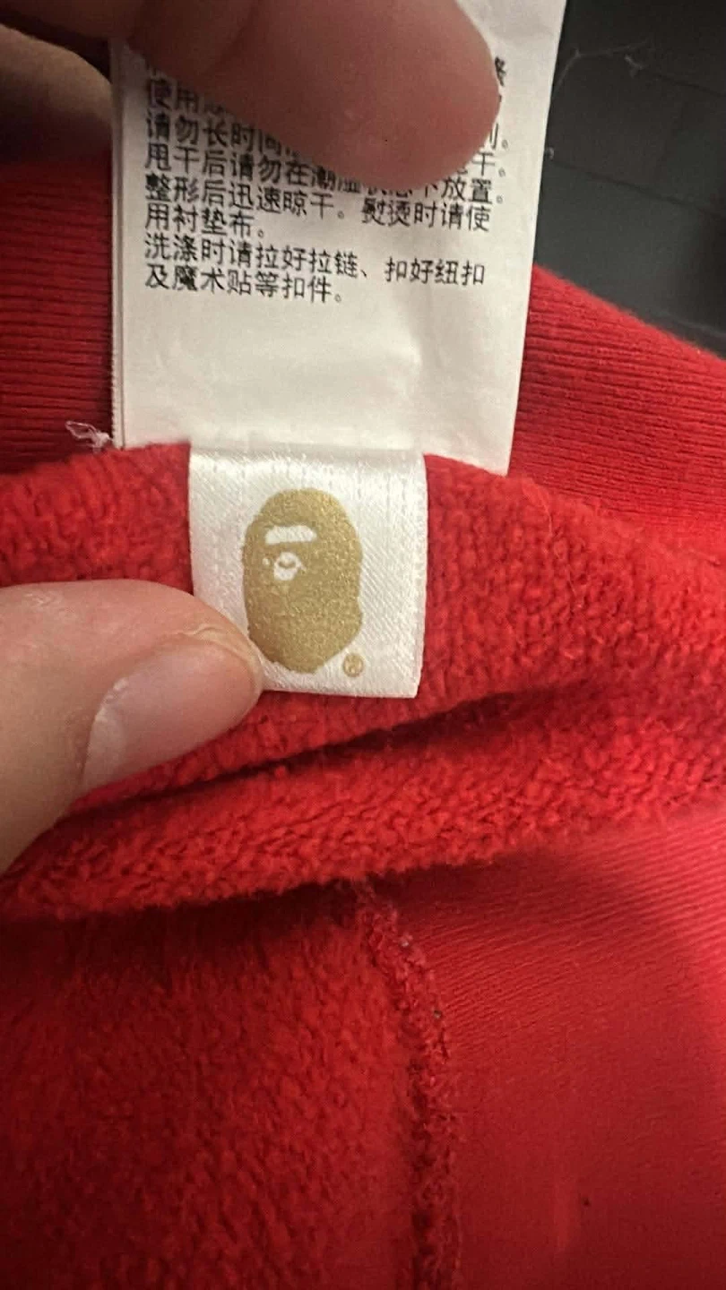 A Bathing Ape (BAPE) Red Hoodie - Size 2XL - photo 5