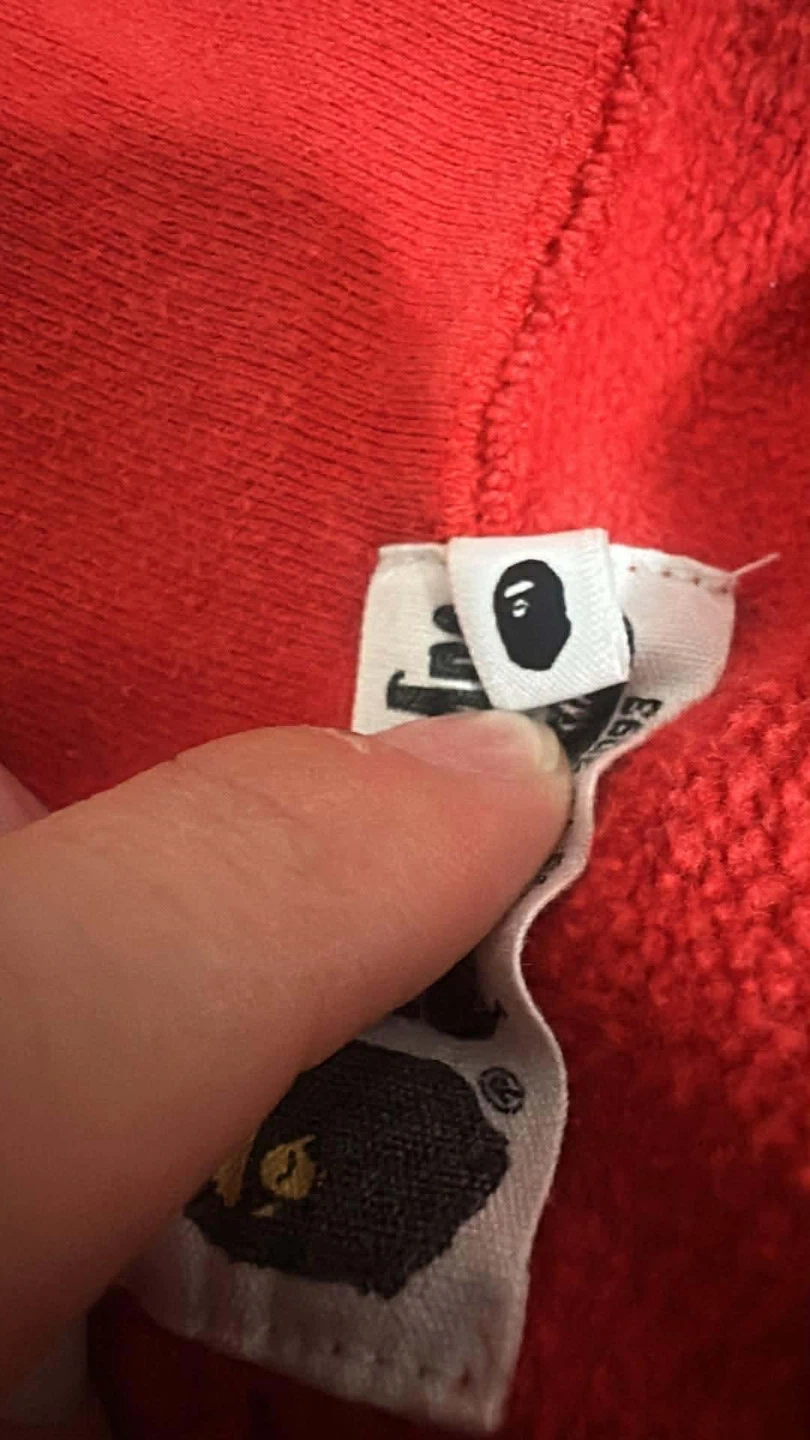 A Bathing Ape (BAPE) Red Hoodie - Size 2XL - photo 4