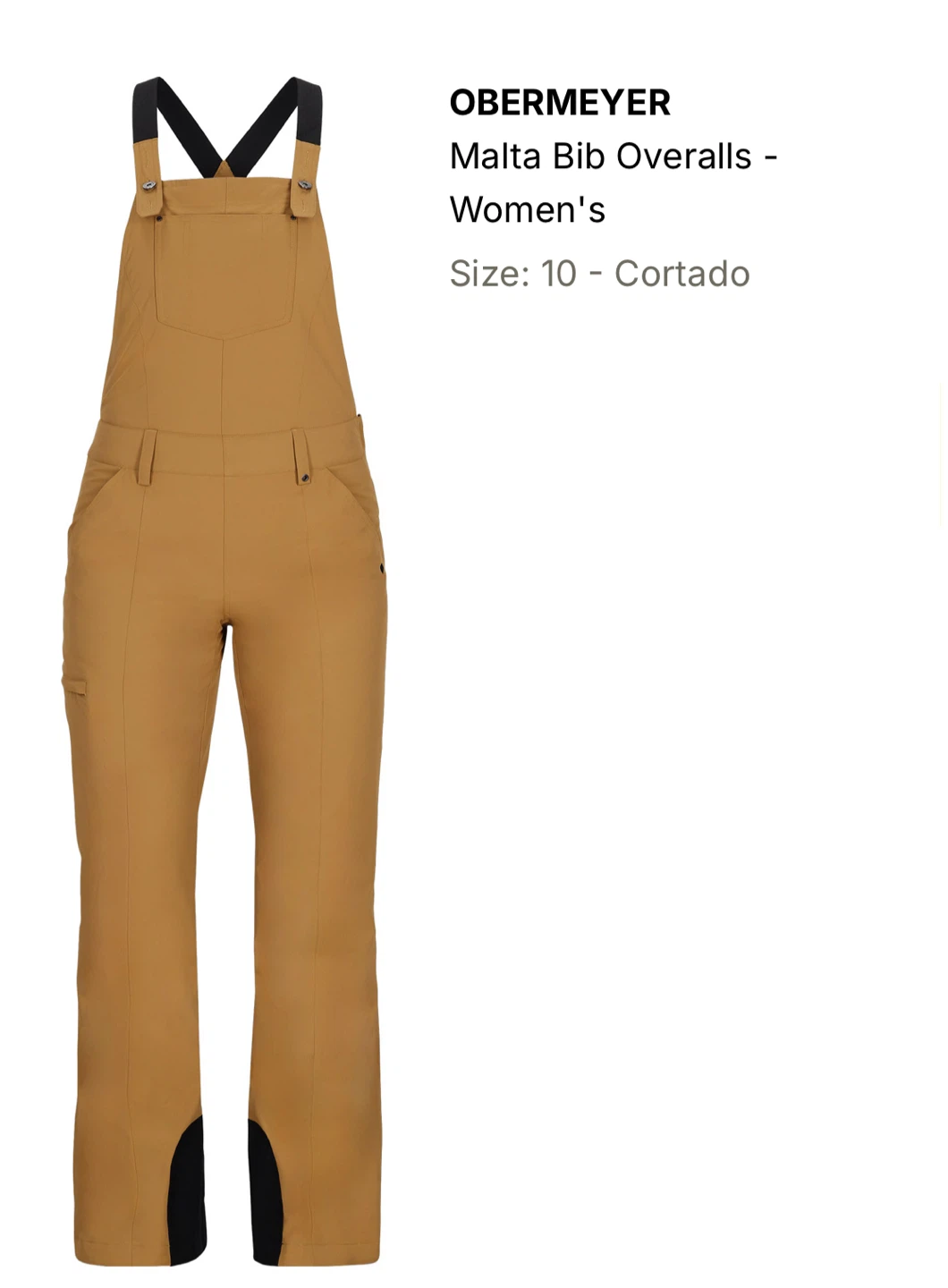 Bib Overall Snowpants Size 10