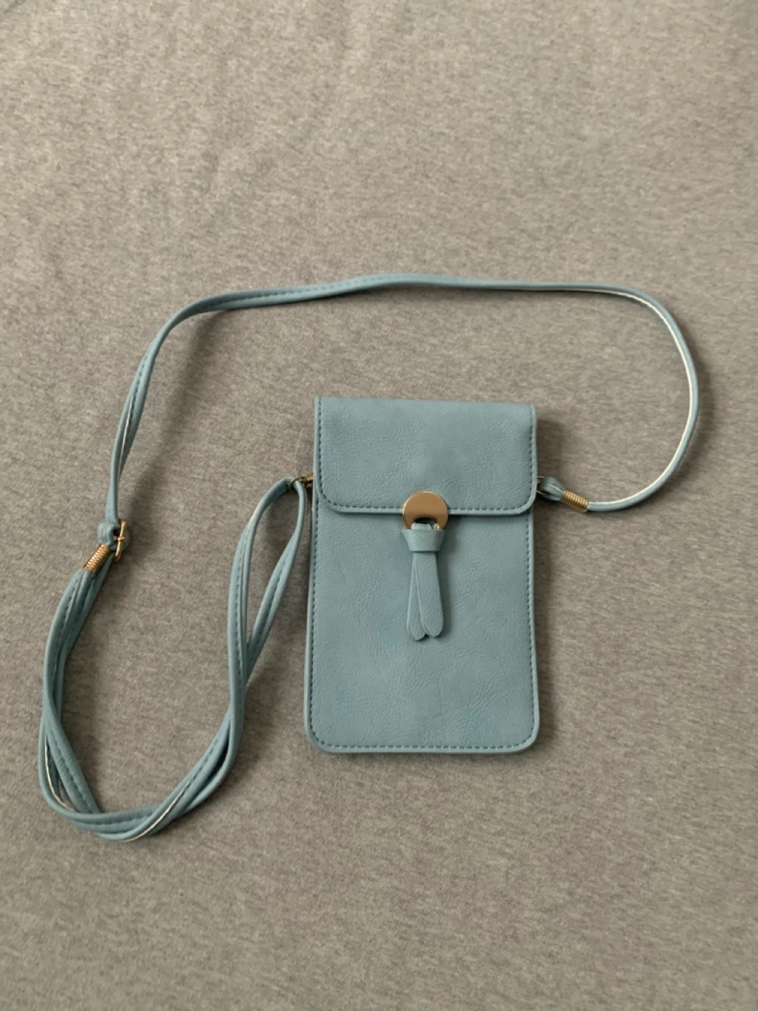 Light Blue Cell Phone Purse