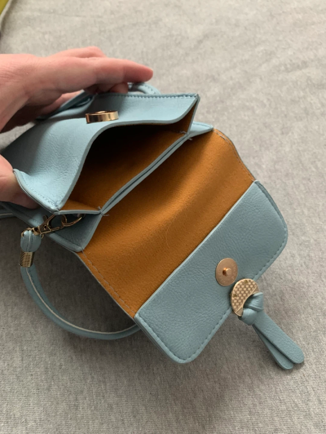 Light Blue Cell Phone Purse - photo 3