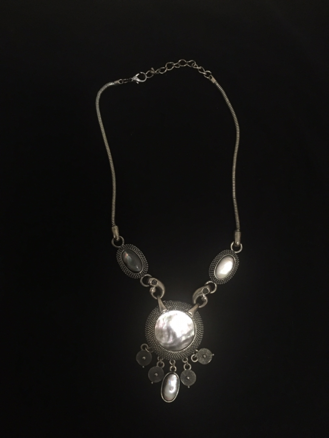 Vintage Style Silver Necklace - photo 3