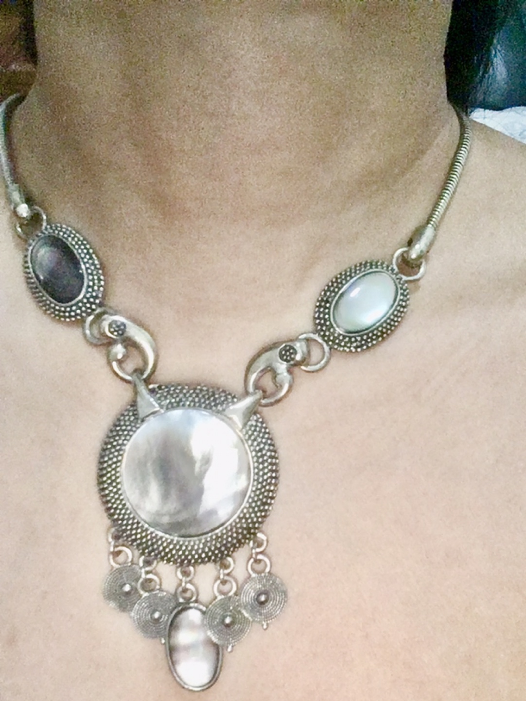 Vintage Style Silver Necklace - photo 2