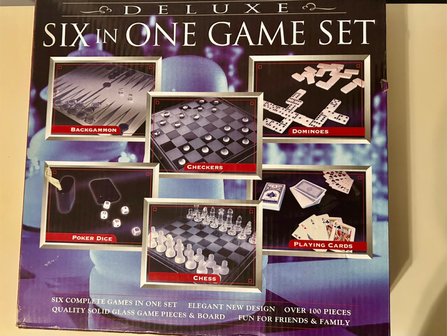 Deluxe Six in One Game Set - Never Used!