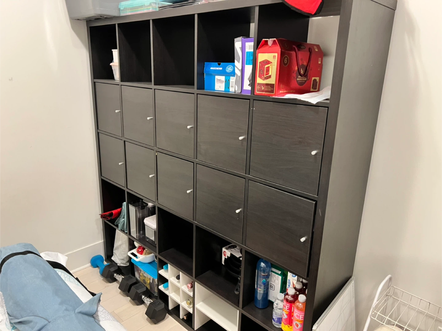 IKEA Kallax - Black-Brown 5x5