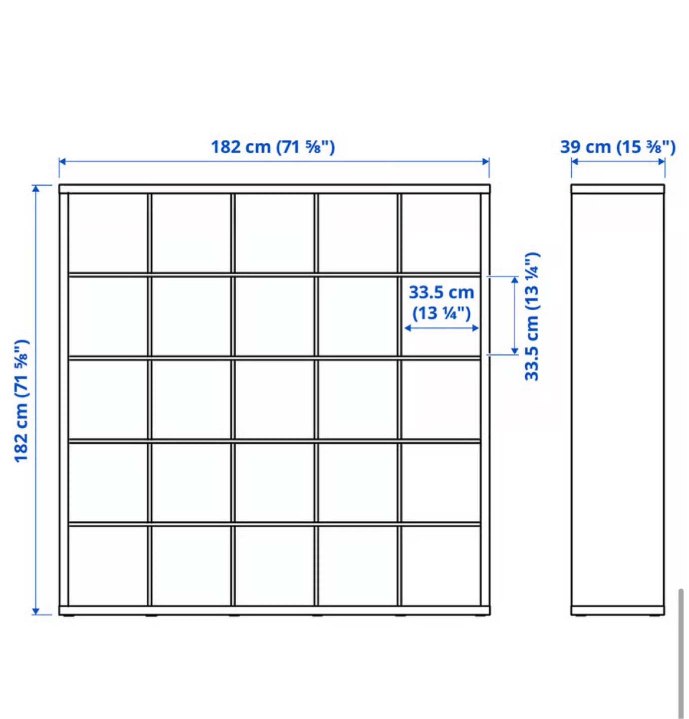 IKEA Kallax - Black-Brown 5x5 - photo 4
