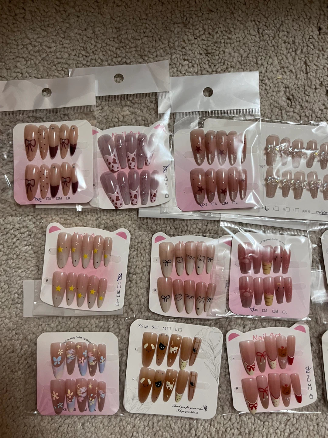 XS Press on Nails