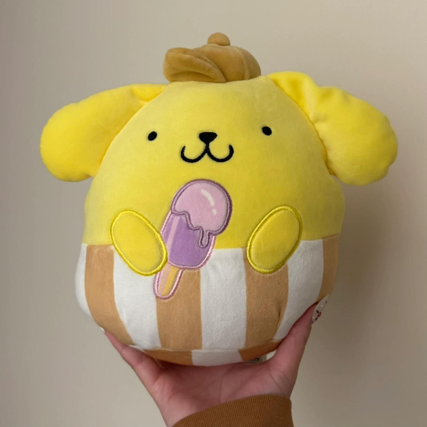 Sanrio Pompompurin with Popsicle Squishmallow