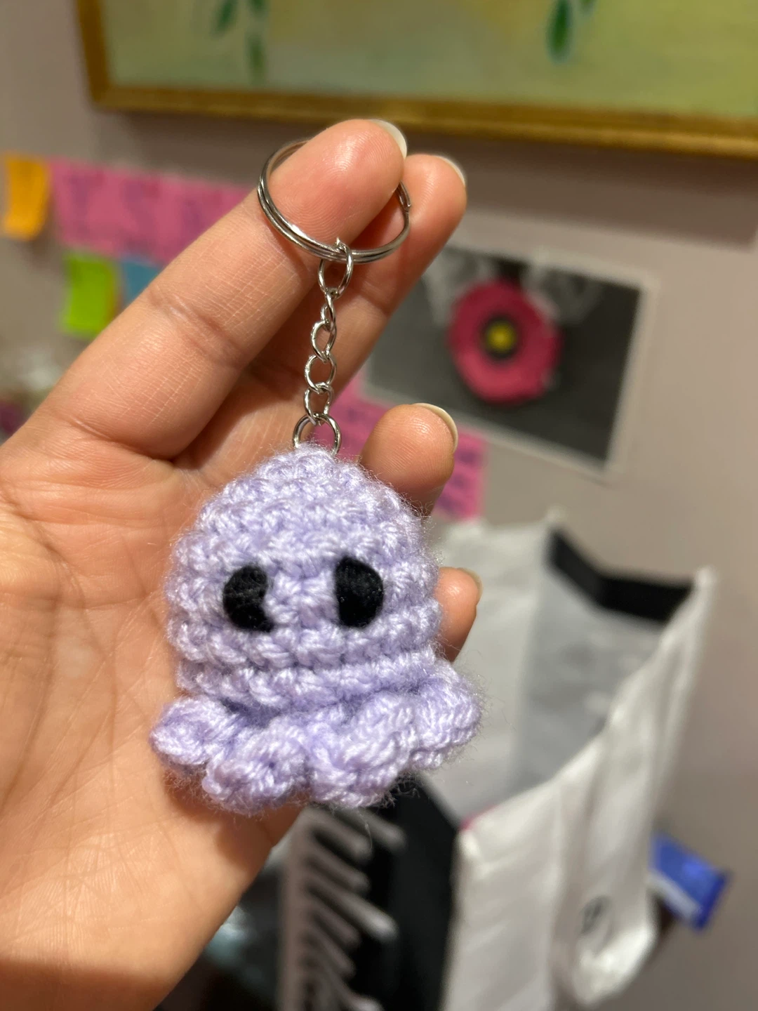 Handmade Crochet Octopus Keychain - photo 2