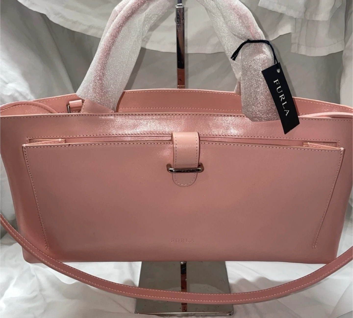 Furla Pink Leather rectangular Bag