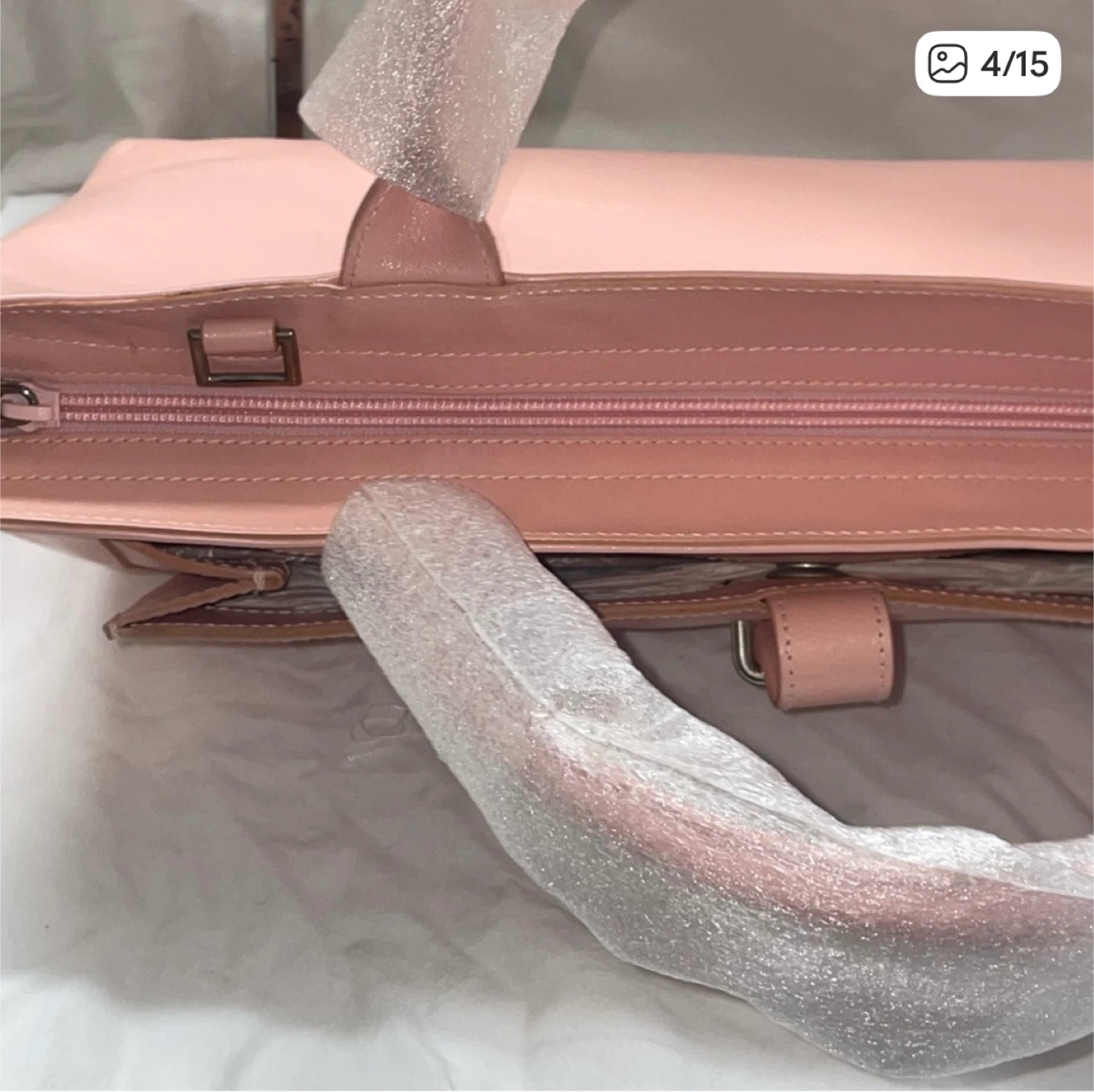 Furla Pink Leather rectangular Bag - photo 5