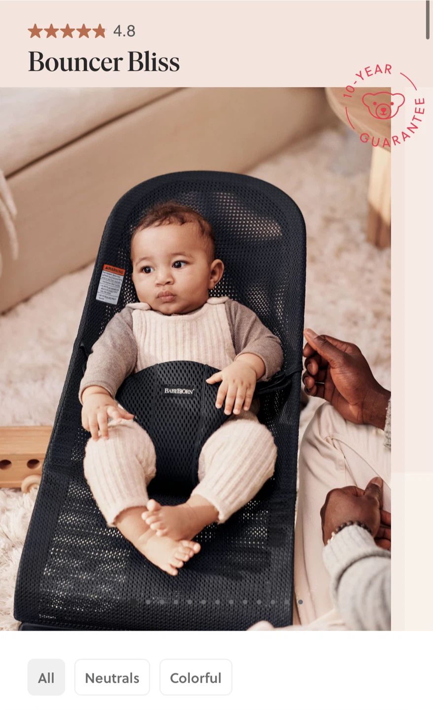 BabyBjorn Bouncer Bliss - New in Box - photo 2