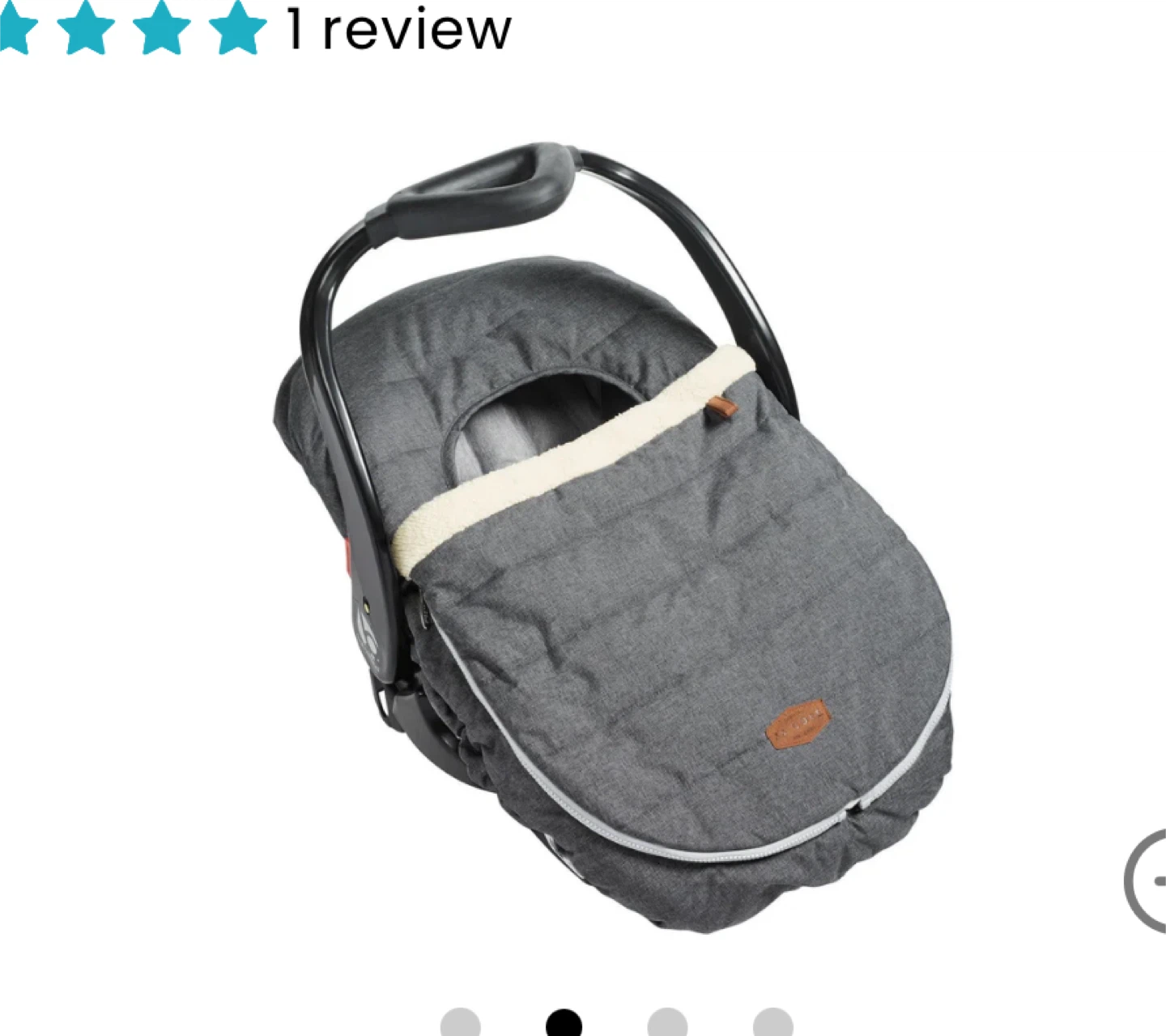 JJ Cole Car Seat Cover - Gray