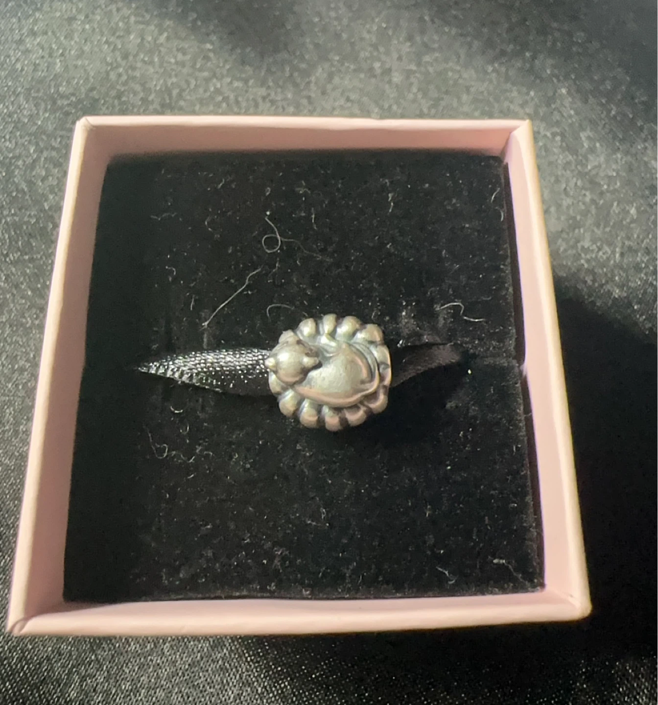 Pandora Sleeping Cat Charm