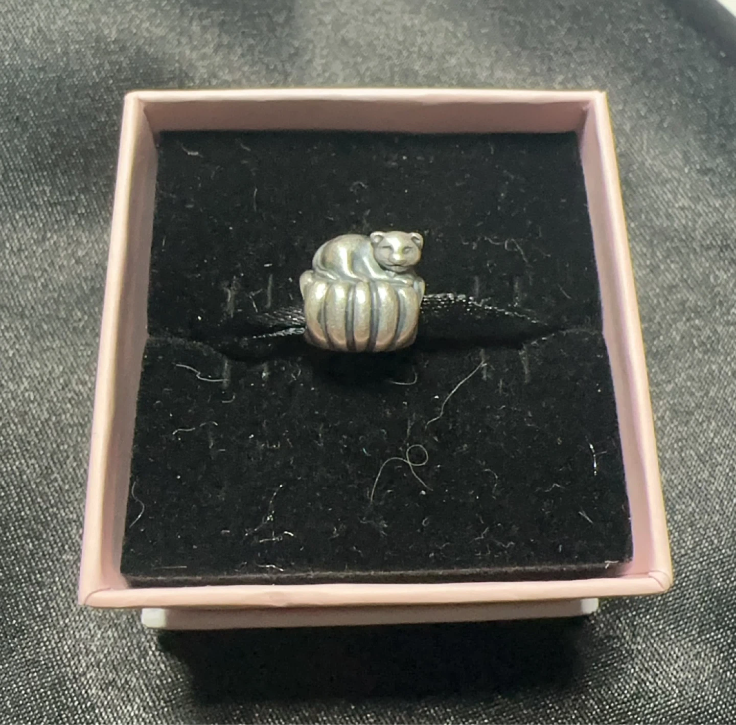 Pandora Sleeping Cat Charm - photo 4