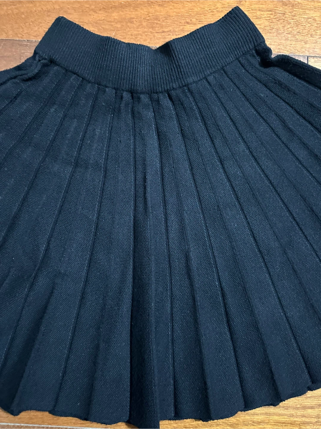 Black Pleated Mini Skirt - photo 2
