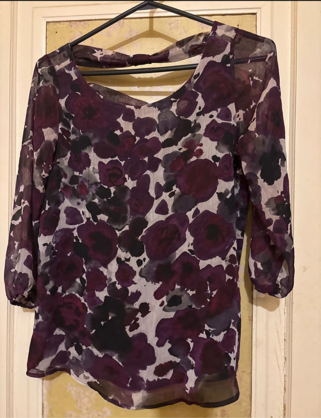 Reitmans Floral Blouse sz(small petite)