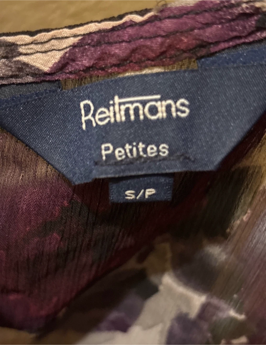Reitmans Floral Blouse sz(small petite) - photo 5