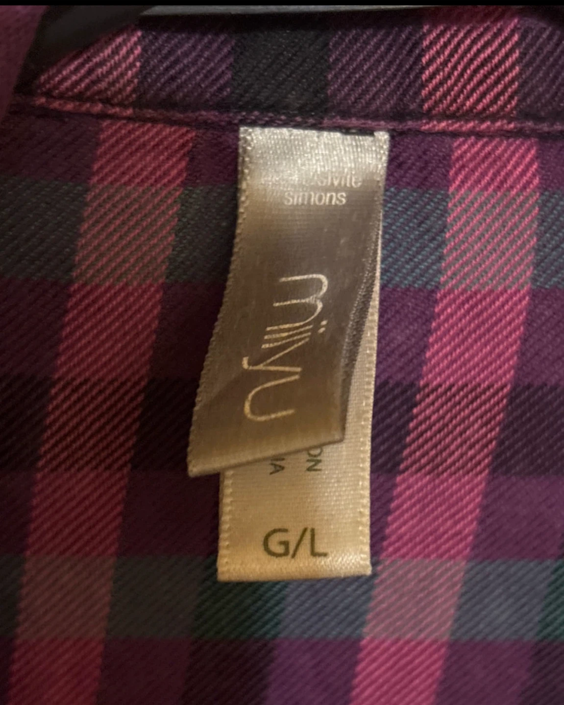Miyu Flannel top szL - photo 2