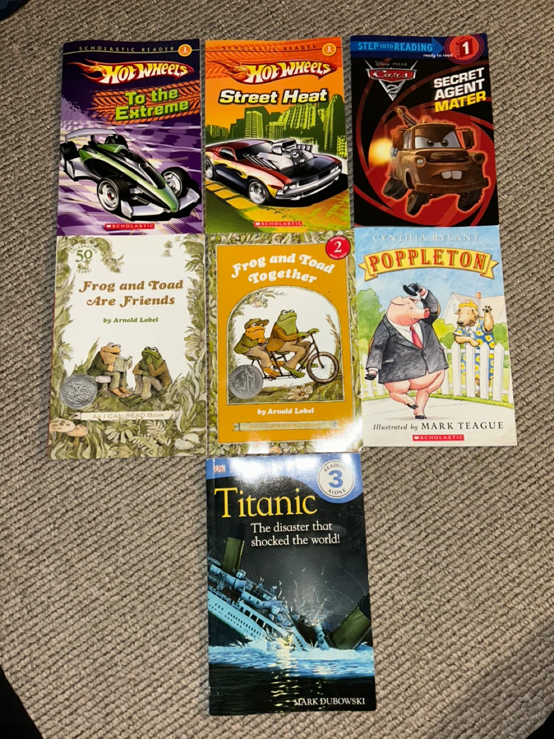NEW Children's Books: Hot Wheels, Frog & Toad, Cars, Titanic