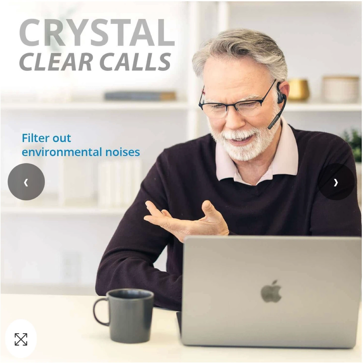 Open-Ear Wireless Headset with Noise-Cancelling Mic - photo 4