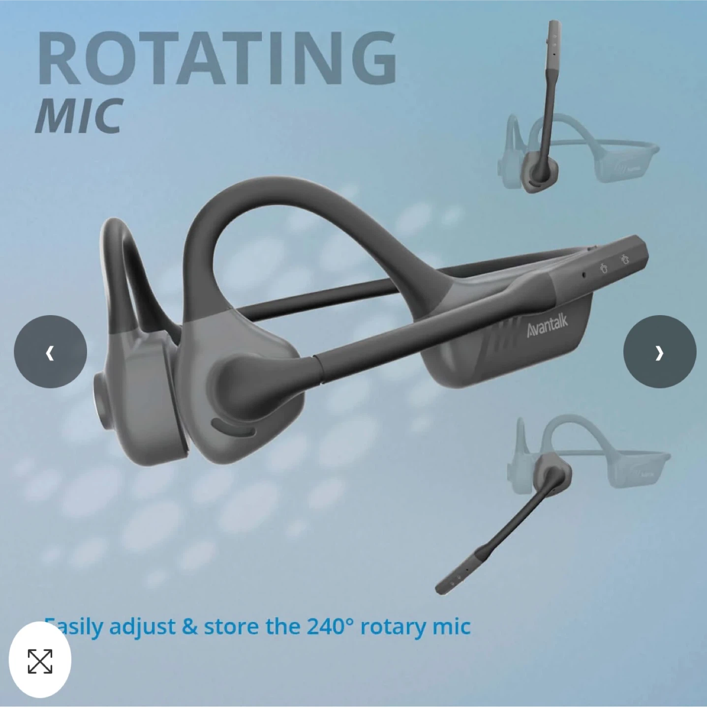 Open-Ear Wireless Headset with Noise-Cancelling Mic - photo 5