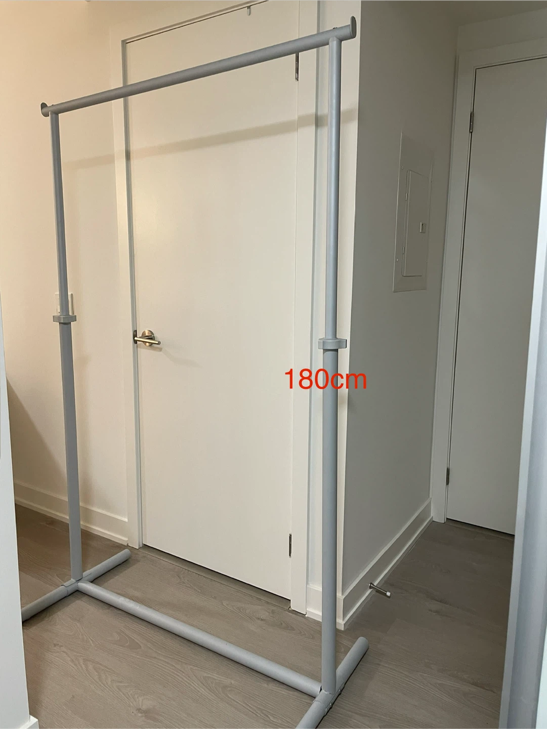 Adjustable Grey Clothes Rack - photo 2