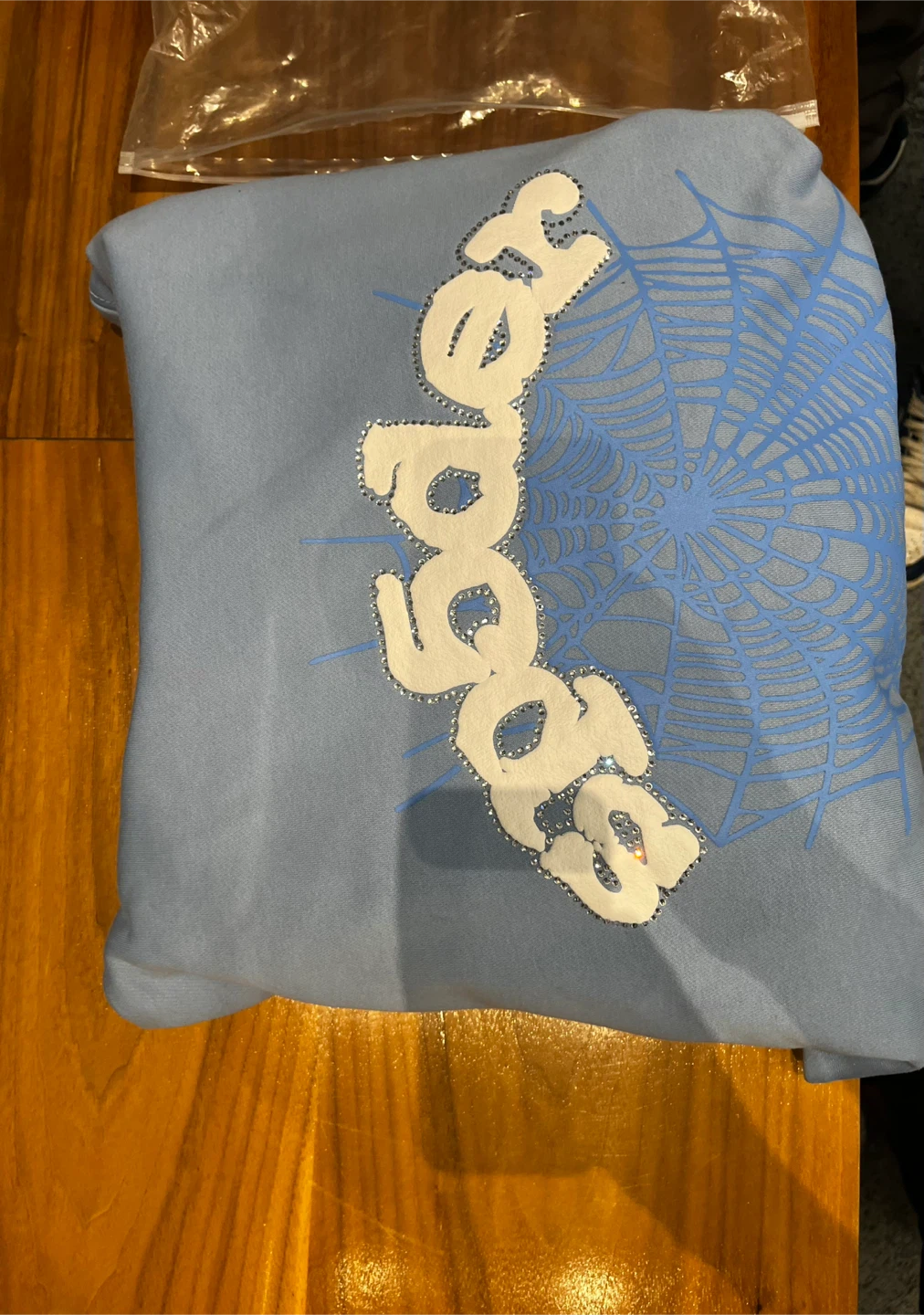 SP5DER Blue Hoodie M no trade - photo 5