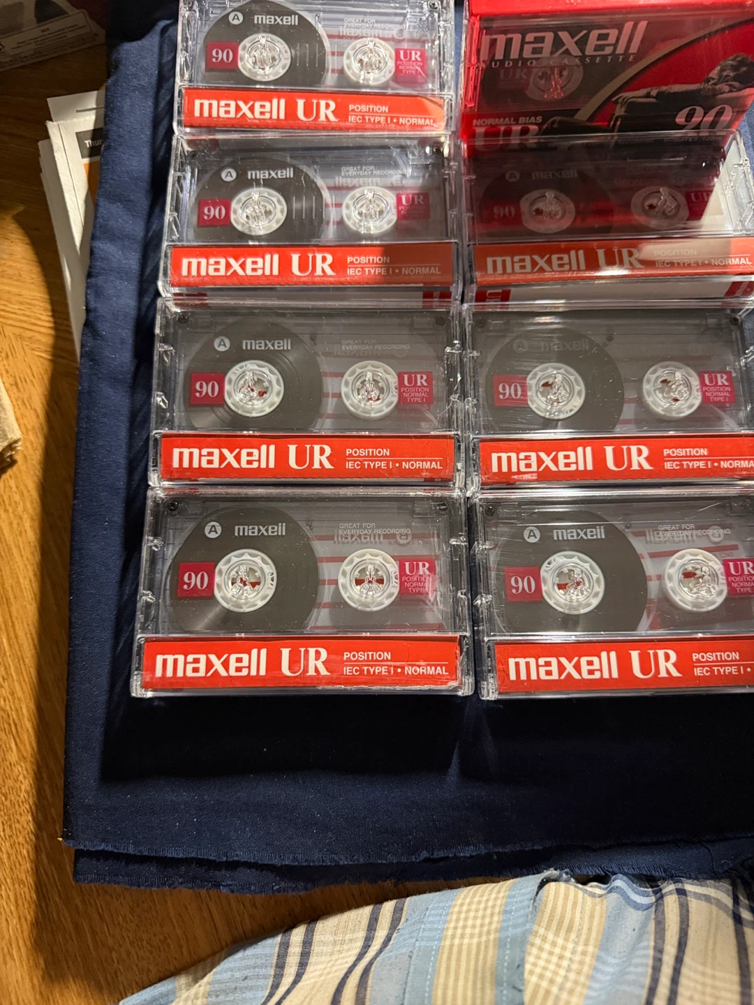 Maxell UR 90 Audio Cassette Tapes - 8 pcs - photo 3