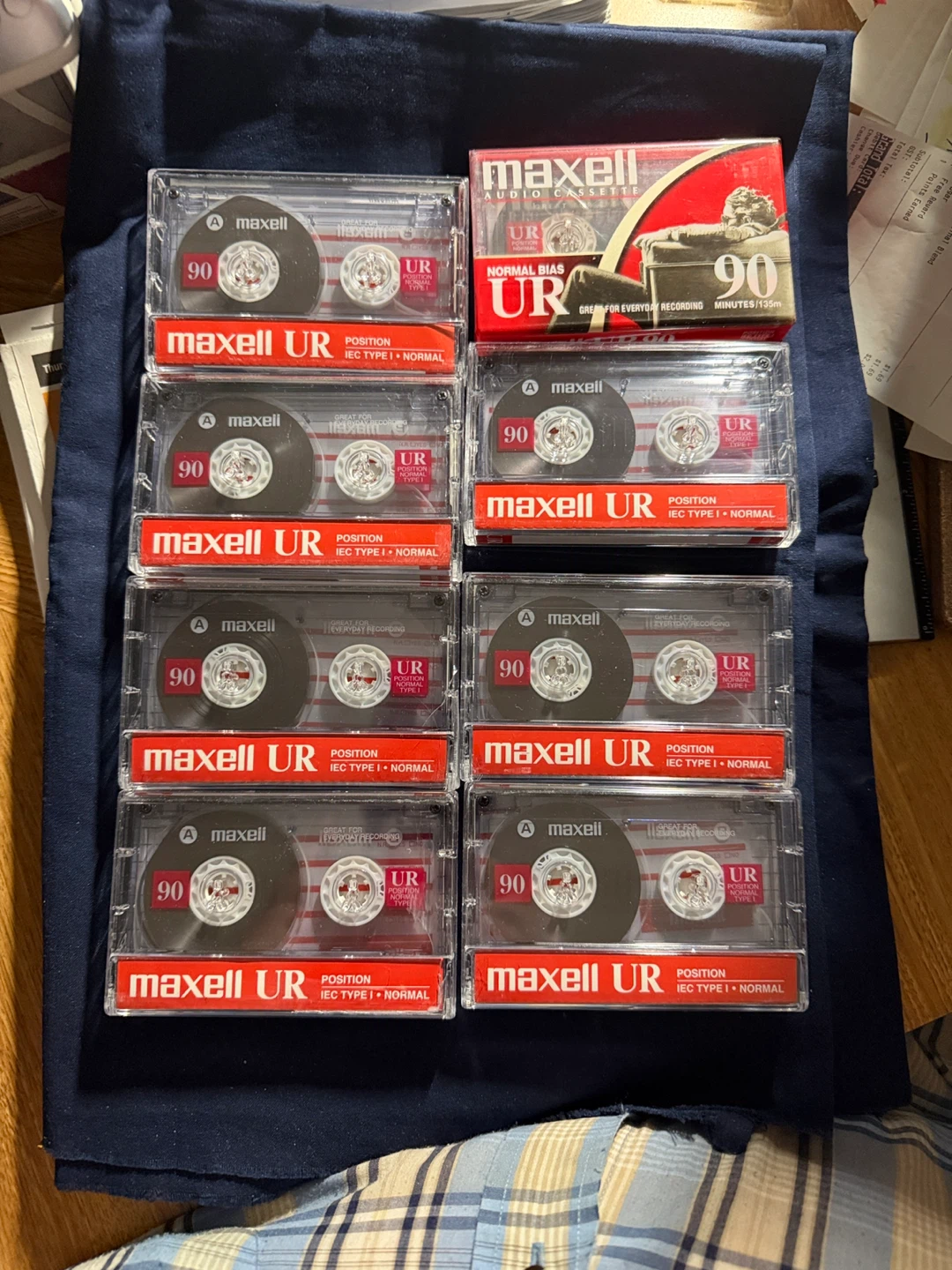 Maxell UR 90 Audio Cassette Tapes - 8 pcs - photo 2