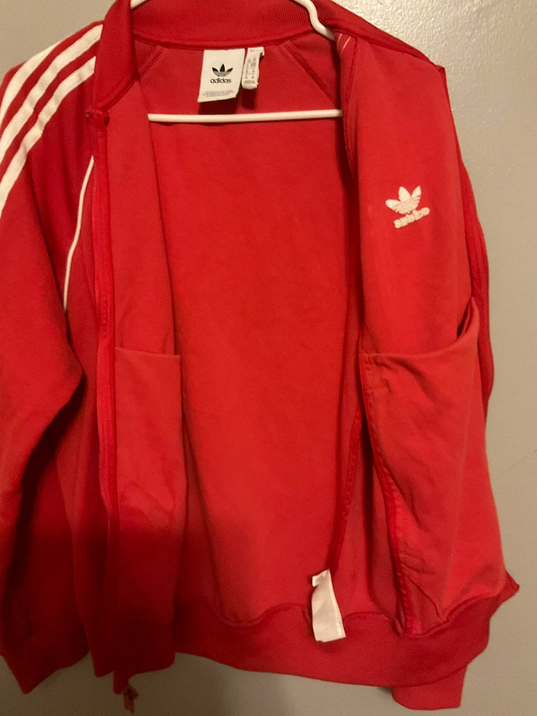 Vintage Adidas Red Track Jacket Size M - photo 3
