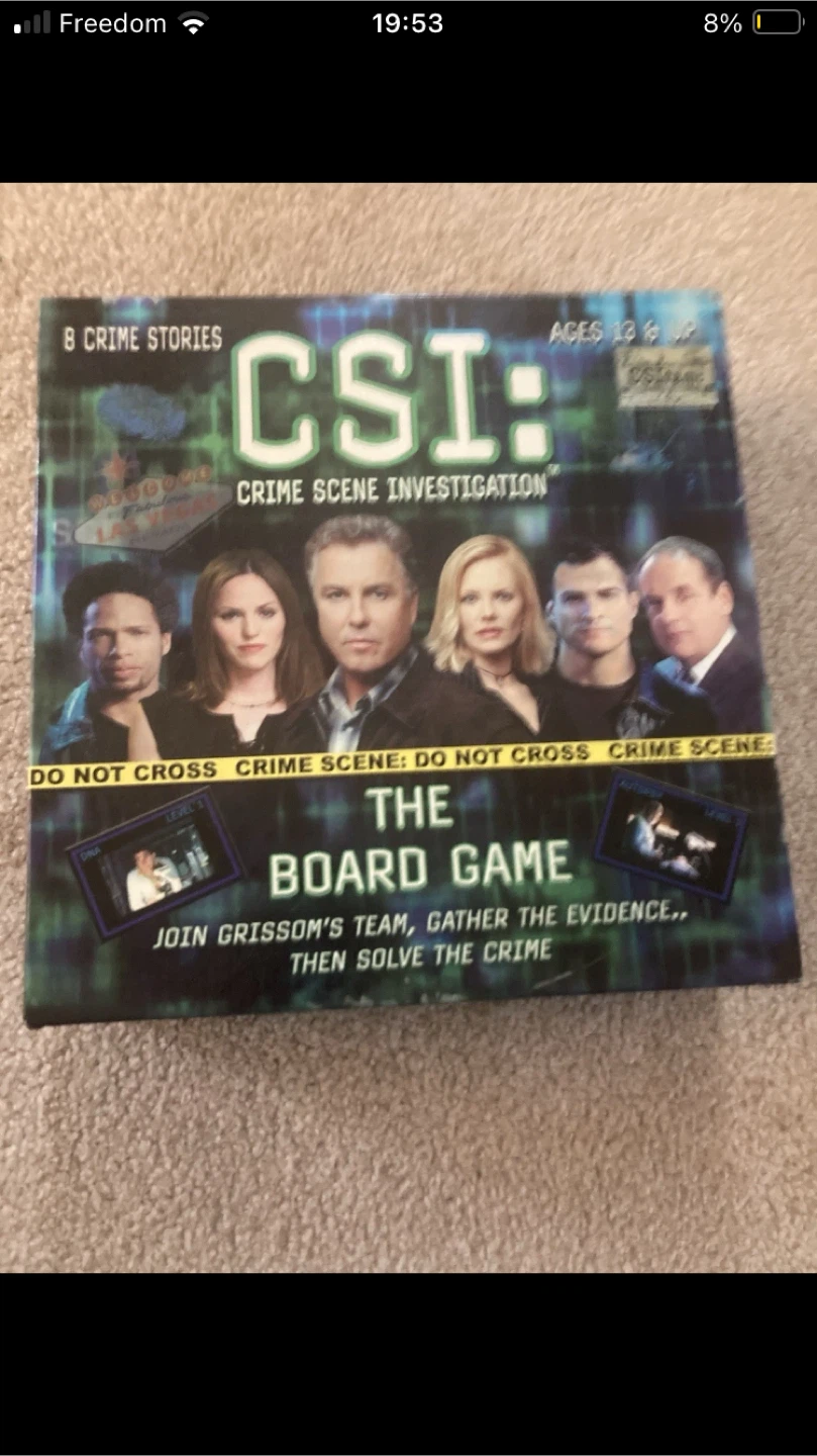 CSI: Crime Scene Investigation Board Game